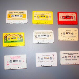 9 Vintage Children's Cassette Tapes